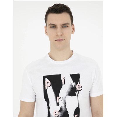 Beyaz Slim Fit Tişört