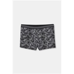 Dagi Siyah Erkek Compact Desenli Boxer