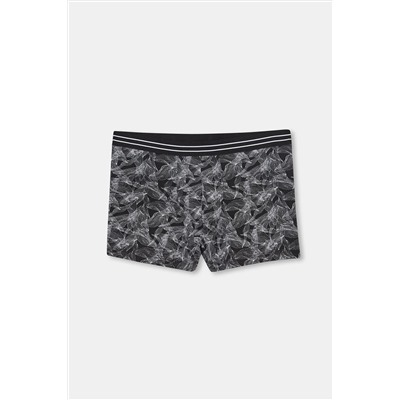 Dagi Siyah Erkek Compact Desenli Boxer