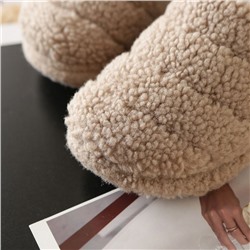 Комфортные плюшевые тапочки сабо  Экспорт