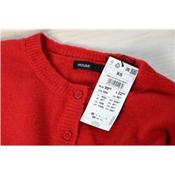 Красный кардиган