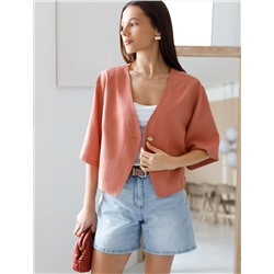 Шорты из эластичного денима