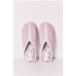 Zapatillas casa estampado rosa