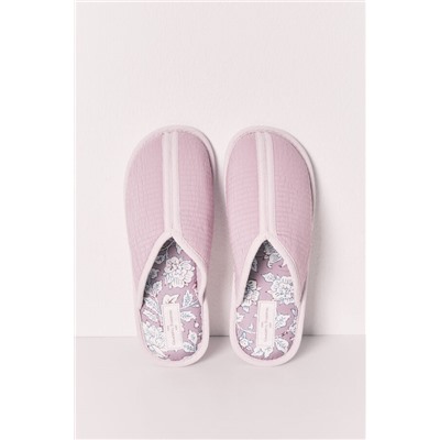 Zapatillas casa estampado rosa