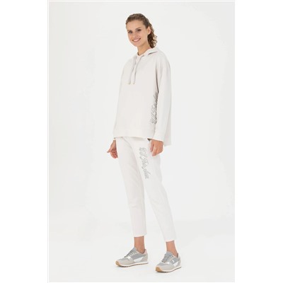 Kadın Taş Kapüşonlu Sweatshirt