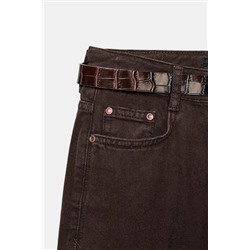 Z1975 BELTED WIDE-LEG JEANS