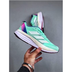 Кроссовки женские Adida*s Adizero Boston 11 Легкие и износостойкие, низкие, беговые, мятного цвета (ЛЮКС и Премиум Качества)