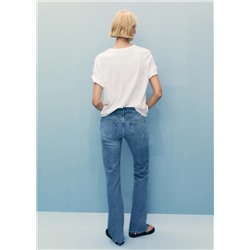 Jeans Fiona flare tiro medio