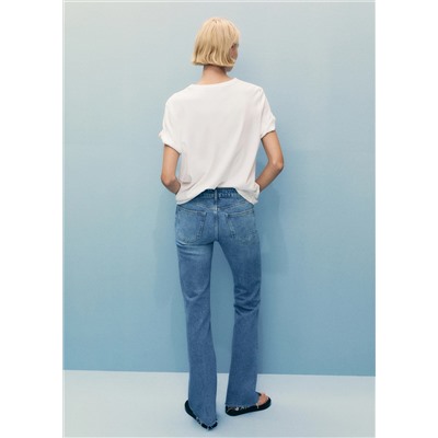 Jeans Fiona flare tiro medio