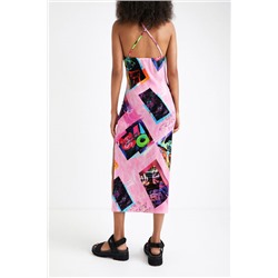 Vestido midi street art