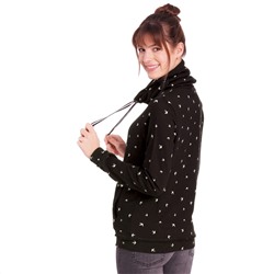 Damen Sweatshirt mit Schalkragen