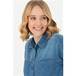 Kadın Mavi Jean Tulum