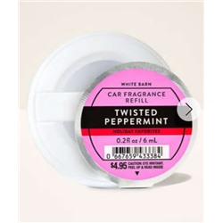 Twisted Peppermint Car Fragrance Refill