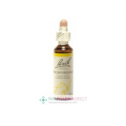 Fleurs de Bach Hornbeam (charme) Entrain, fleur 'starter' 20ml