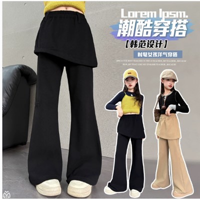 Брюки для девочек осень 2025