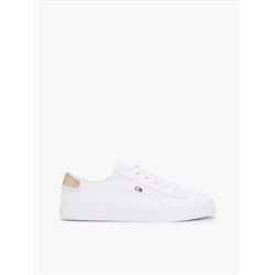 Metallic Heel Canvas Sneaker Women