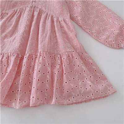 Платье из шитья с вышивкой ришелье ЗАР*А