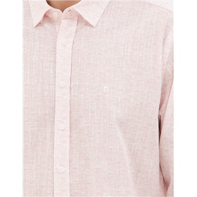 Açık Pembe Regular Fit Uzun Kollu Gömlek