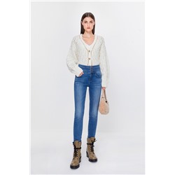 Vaquero slim fit Celeste