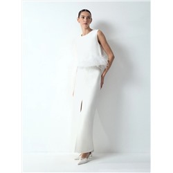 Топ с перьями, B3176/whiteswan