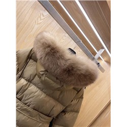 Распродажа  пуховик люкс prad* мех натуральный