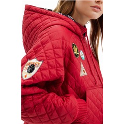Sudadera padded con parches