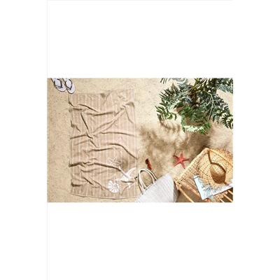 Özdilek Özdilek Sun Beige Sand Plaj Havlusu 90x150 cm