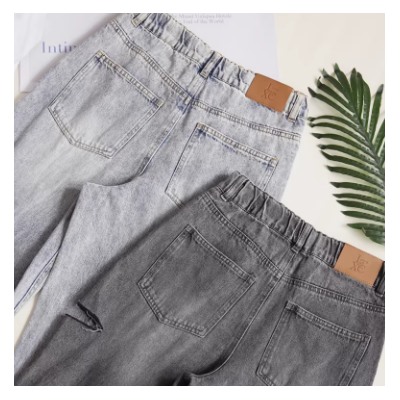 Джинсы для девочек с вырезом