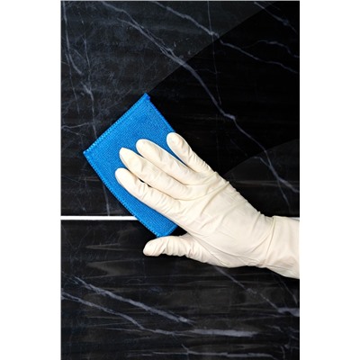 Набор губок-салфеток арт.9004-024 "Антижир" и "Скраб" из микрофибры 9х12см, 2шт Голубушка