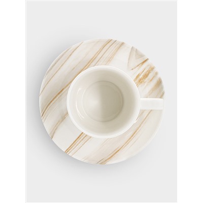 Чашка с блюдцем, 250 мл, The Royal Marble