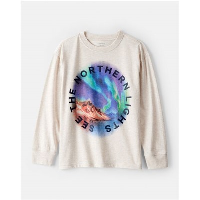 Carter's Boys Skateboard Long-Sleeve Graphic Tee - Grey