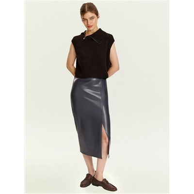 Юбка из экокожи, S956/only