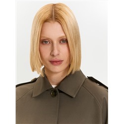 Плащ из хлопка, T051/militari