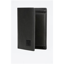 Cartera de piel Chief Gris oscuro