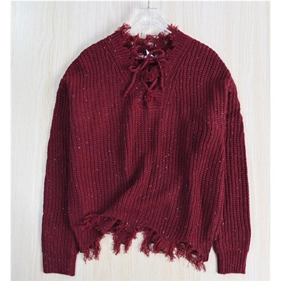 Женский вязаный свитер