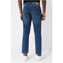 Vaquero recto 7/8 Azul