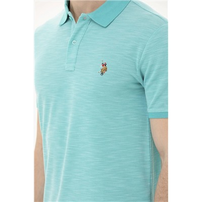 Erkek Mint Polo Yaka Tişört