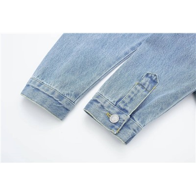 Женская джинсовая куртка-рубашка  В стиле ЗАР*А