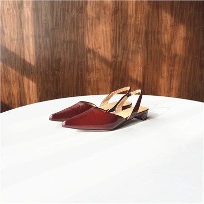 Женские кожаные туфли-слингбэки, экспорт