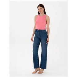 Mavi High Waist Flare Fit Jean Pantolon