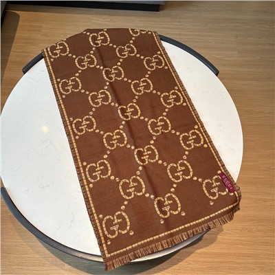 Двухсторонний шарф  Gucc*i  Унисекс модель