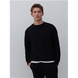 Klassisch geschnittenes Basic-Sweatshirt