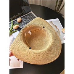 Соломенная шляпа с широкими полями и бантом на затылке ▪️ Nine Wes*t   Экспорт