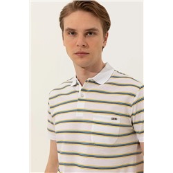 Erkek Beyaz Polo Yaka Tişört