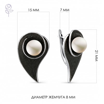 Серьги серебро 52827S1B