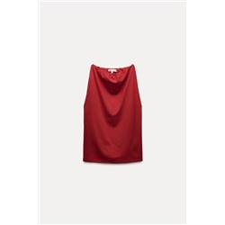 ZW COLLECTION DRAPED WOOL BLEND TOP