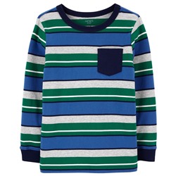 Striped Pocket Tee