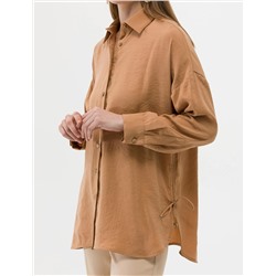 Taba Oversize Uzun Kollu Gömlek