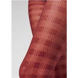 Netzstrumpfhose 50 Denier mit Schottenmuster Eco