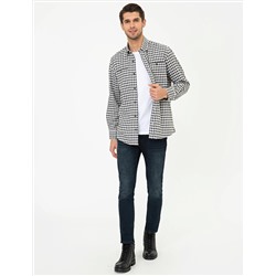 Gri Comfort Fit Uzun Kollu Gömlek